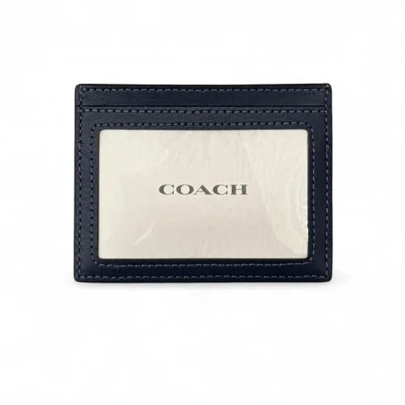 Coach - NWT - Gorgeous Denim, Blue Quilted Card Holder - Picture 2 of 7
